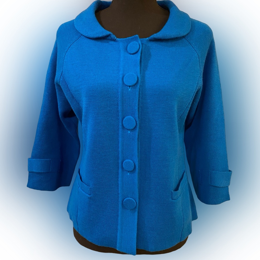 NWT Nordstrom’s Semantiks Vtg Style Merino Wool Button Front Cardigan/ Jacket